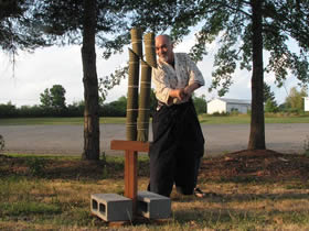 Iai Jutsui - Sword Cutting Practice
